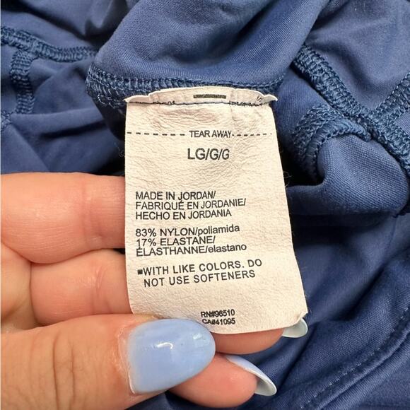 Under Armour Women’s Compression Leggings Size Large L Blue Athletic Gym Workout - Picture 5 of 10